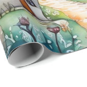 Märchen im Märchenwappenpapier Geschenkpapier (Rolleneckpunkt)