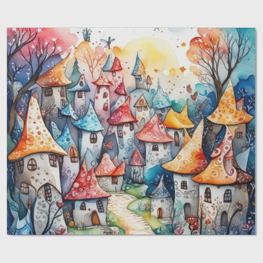 Märchen im Märchenwappenpapier Geschenkpapier (Flach)