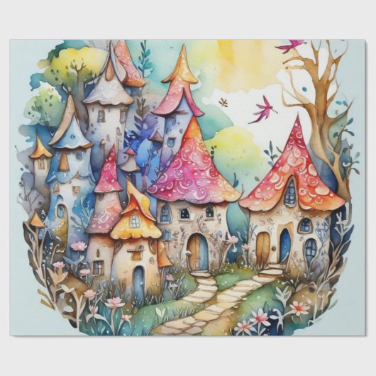 Märchen im Märchenwappenpapier Geschenkpapier (Flach)