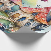 Märchen im Märchenwappenpapier Geschenkpapier (Ecke)