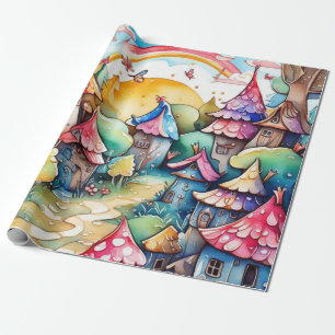 Märchen im Märchenwappenpapier Geschenkpapier