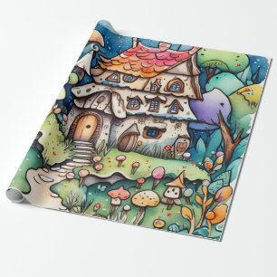 Märchen im Märchenwappenpapier Geschenkpapier