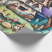 Märchen im Märchenwappenpapier Geschenkpapier (Ecke)