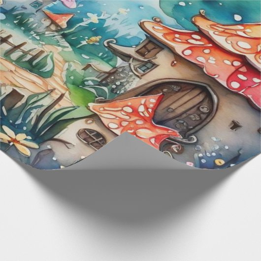 Märchen im Märchenwappenpapier Geschenkpapier (Ecke)