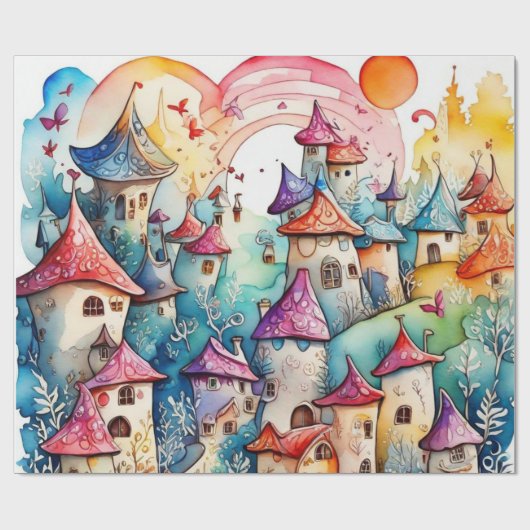 Märchen im Märchenwappenpapier Geschenkpapier (Flach)