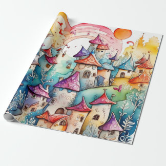 Märchen im Märchenwappenpapier Geschenkpapier