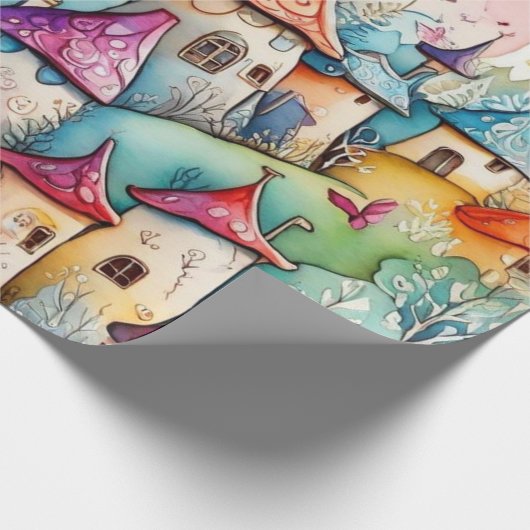 Märchen im Märchenwappenpapier Geschenkpapier (Ecke)