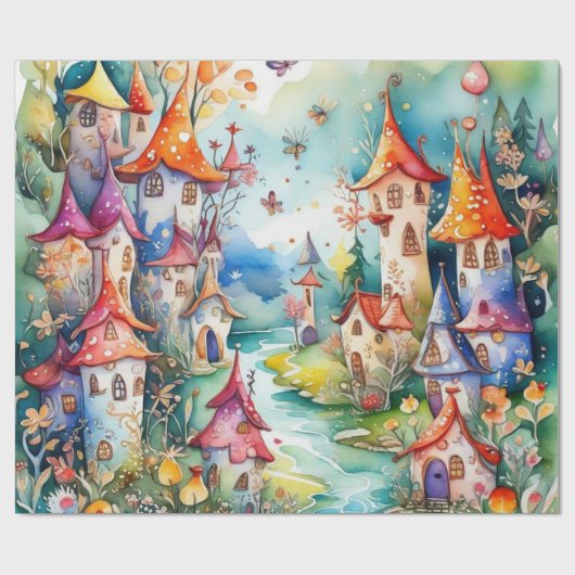 Märchen im Märchenwappenpapier Geschenkpapier (Flach)