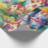 Märchen im Märchenwappenpapier Geschenkpapier (Ecke)