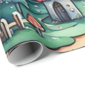 Märchen im Märchenwappenpapier Geschenkpapier (Rolleneckpunkt)