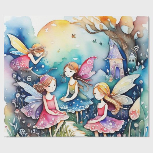 Märchen im Märchenwappenpapier Geschenkpapier (Flach)