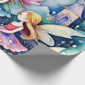 Märchen im Märchenwappenpapier Geschenkpapier (Ecke)