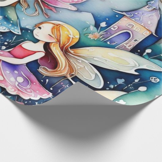 Märchen im Märchenwappenpapier Geschenkpapier (Ecke)