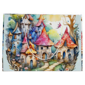 Märchen im Märchenwappenpapier Große Geschenktüte (Rückseite)