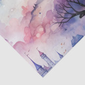 Märchen in Fairyland Dark Blue Lila und rosa Seidenpapier