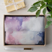 Märchen in Fairyland Dark Blue Lila und rosa Seidenpapier