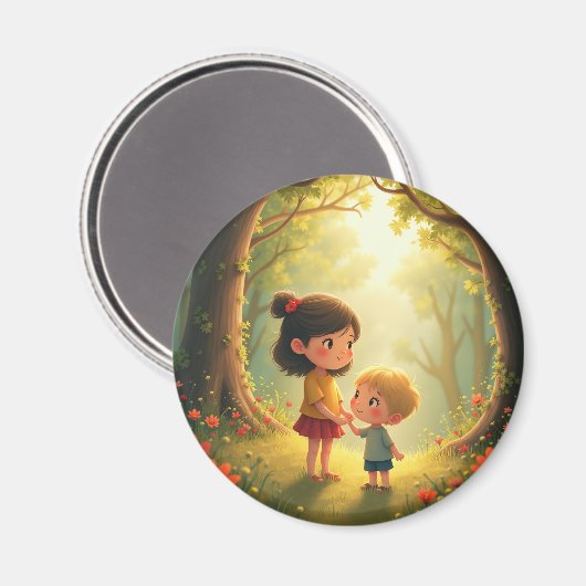 Märchen Magnet (Vorderseite/Rückseite)