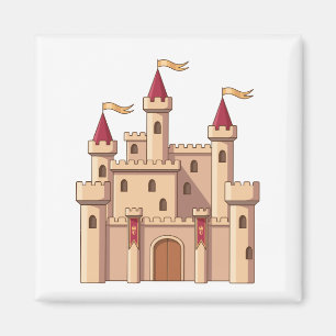 Märchen Mittelalterliche Königliche Prinzessinnen  Magnet