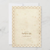 Märchen-Monogramm-Einladung Einladung (Rückseite)