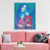 Märchen, Mutter und Kinder sind Mütter am Tag der  Leinwanddruck (Insitu (Wohnzimmer))