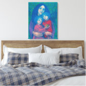 Märchen, Mutter und Kinder sind Mütter am Tag der  Leinwanddruck (Insitu (Schlafzimmer))