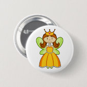 Märchen-Prinzessin Button (Vorne & Hinten)