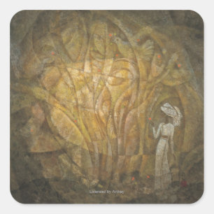 Märchen Quadratischer Aufkleber