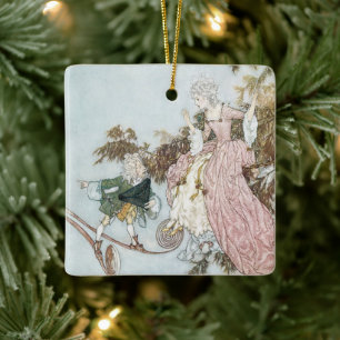 Märchen-Schlaf-Schönheit von Edmund Dulac Keramikornament