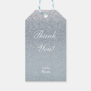 Märchen Silber Glitter Glanz Party Favor Glam Geschenkanhänger