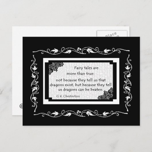 Märchen sind.. Postkarte (Vorne/Hinten)