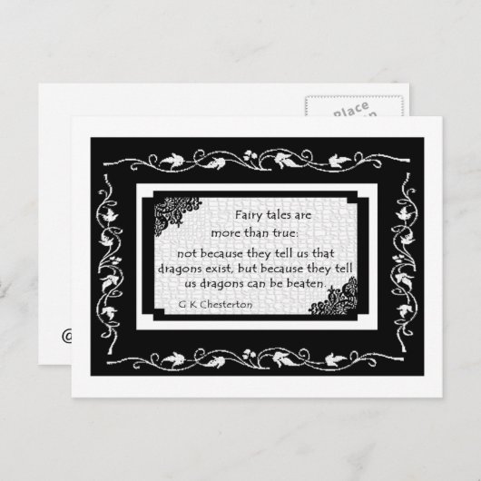 Märchen sind.. Postkarte (Vorne/Hinten)