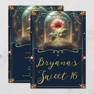 Märchen so alt wie die Zeit Verzauberte Rose Sweet Einladung