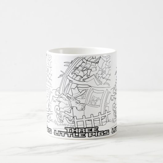 Märchen Tasse Drei kleine Schweine (Mittel)