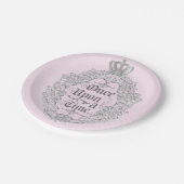 Märchen Vintag einmal auf den Tellern der Prinzess Pappteller (Schrägansicht)