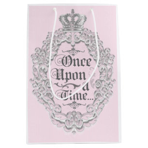 Märchen Vintage ES WAR EINMAL Geschenktasche Mittlere Geschenktüte