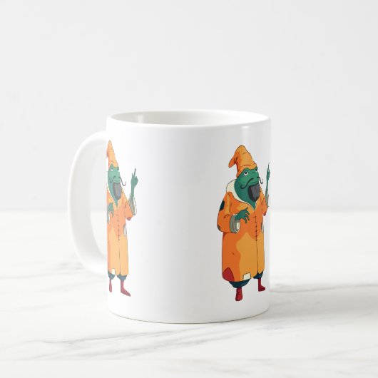 Märchen von Froschfiguren V.01 Kaffeetasse (Vorderseite Links)