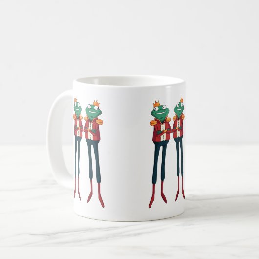 Märchen von Froschfiguren V.04 Kaffeetasse (Vorderseite Links)