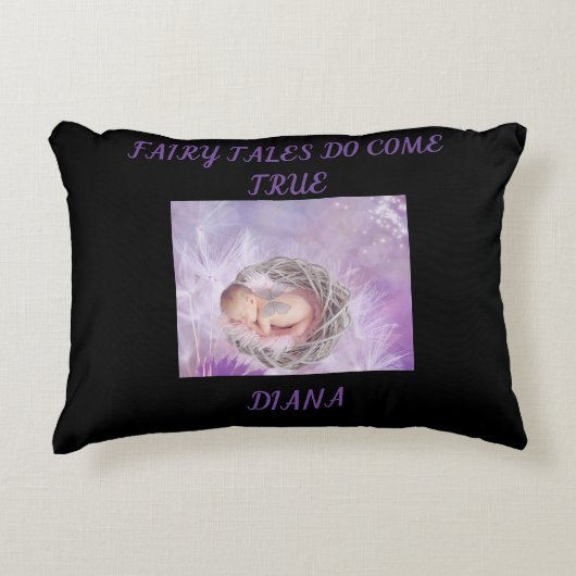 "Märchen werden wahr" Kissen werfen. (Vorderseite)