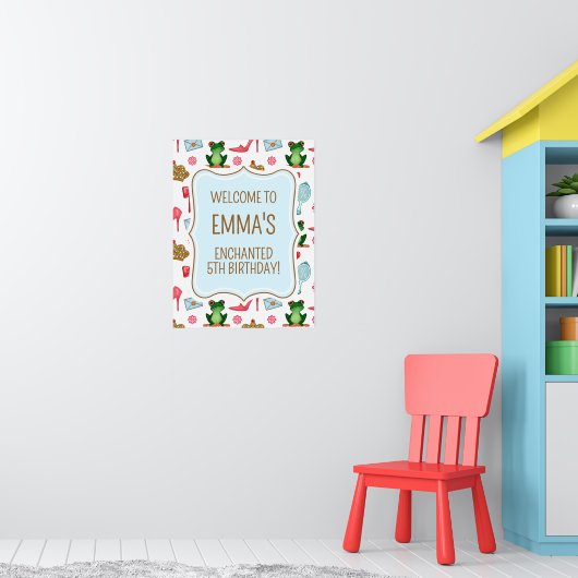 Märchen Willkommensposter Schild (Kinderzimmer 1)
