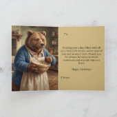 Märchenbackbär Großmutter Geburtstag Karte (Innenseite)