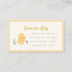 Märchenbuch-Baby-Shower-Bücher für Baby-Karte Begleitkarte