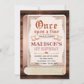 Märchenbuch - Einladung zum Geburtstag (Vorderseite)