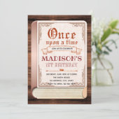 Märchenbuch - Einladung zum Geburtstag (Stehend Vorderseite)