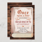 Märchenbuch - Einladung zum Geburtstag (Vorne/Hinten)