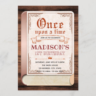 Märchenbuch-Geburtstagseinladung Einladung