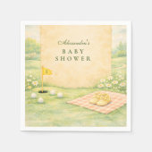 Märchenbuch-Golf-Baby-Party Serviette (Vorderseite)