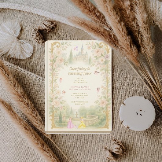 Märchenbuch, Märchen erst, Märchen zum 4. Geburtst Einladung