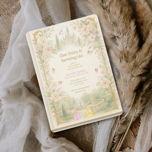 Märchenbuch, Märchen erst, Märchen zum 6. Geburtst Einladung