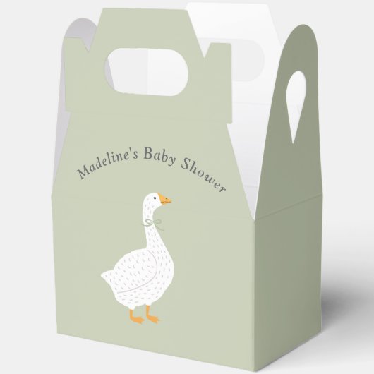 Märchenbuch Mutter Gans Sage Babyparty Geschenkschachtel (Offen)