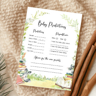 Märchenbuch Neues Kapitel Baby Shower Vorhersage S